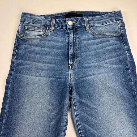 Joe's Jeans Hi Honey Stephaney Med Wash High Rise Curvy Boot Cut Jeans Size 31 - Picture 7 of 15
